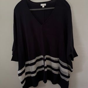 Charming Charlie’s Oversized Navy Blue Sweater